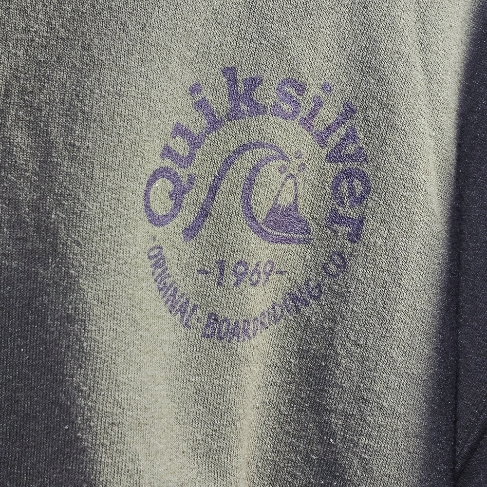 Quiksilver Men's Olive Hoodie - Picture 4 of 5